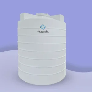 منبع آب 5000 لیتری عمودی بلند پلاستونیک سه لایه