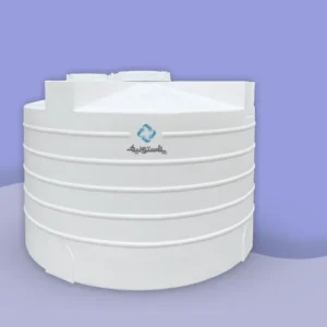 منبع آب 5000 لیتری عمودی کوتاه پلاستونیک سه لایه